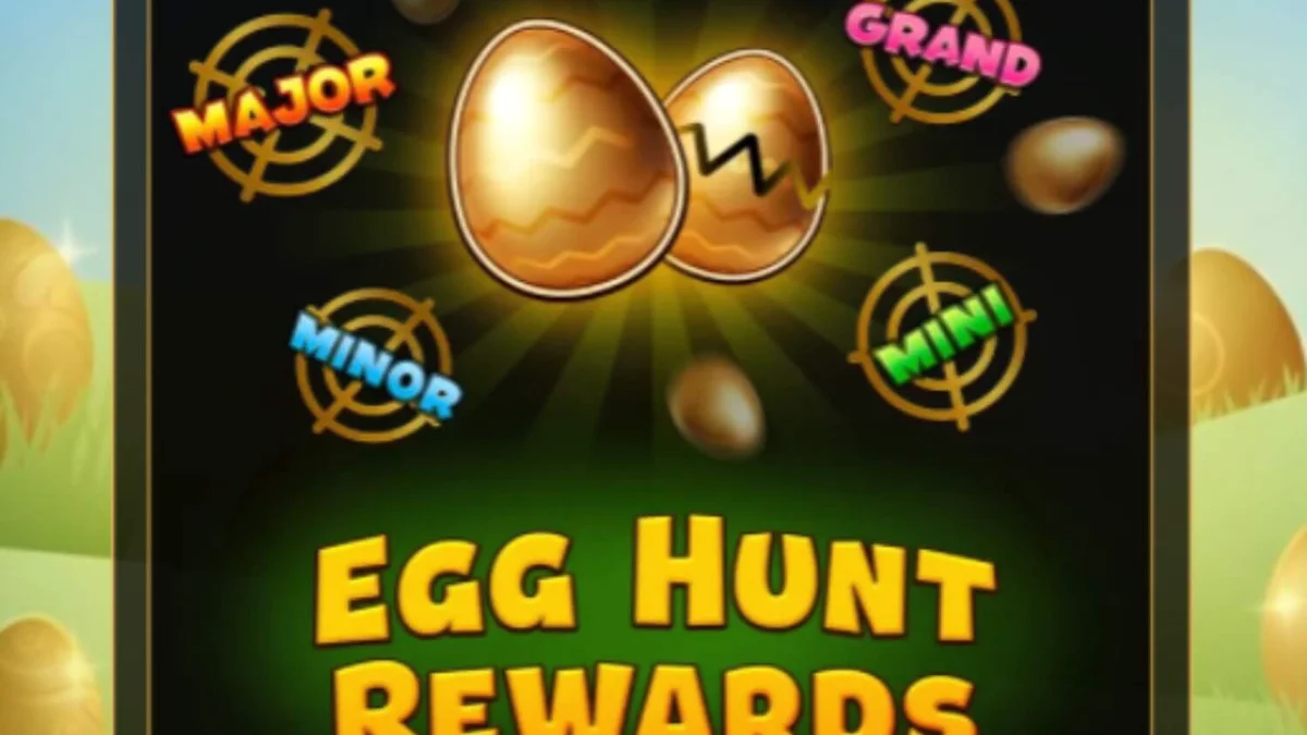 Tampilan visual slot Golden Egg Hunt dengan tema padang rumput musim semi yang ceria